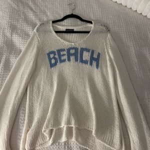Cute beach sweater/coverup